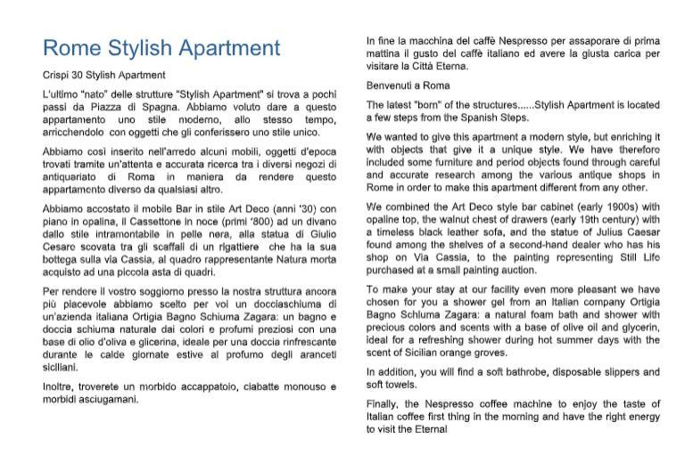 Crispi 30 Stylish Apartment Rome Exterior photo